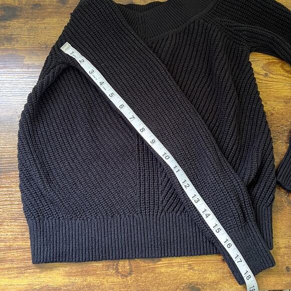 Abercrombie & Fitch Black Thick Long Sleeve Pullover Sweater - Picture 8 of 10